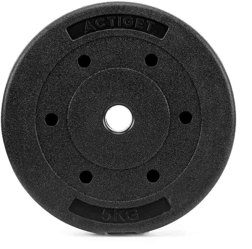 Springos Kompozitinis hantelis 20 kg juodas