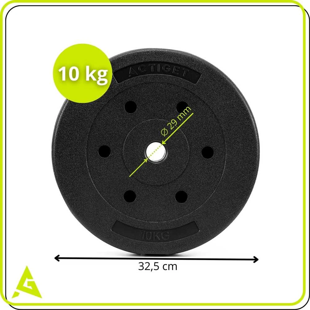 Springos Kompozitinis svorio diskas 10 kg