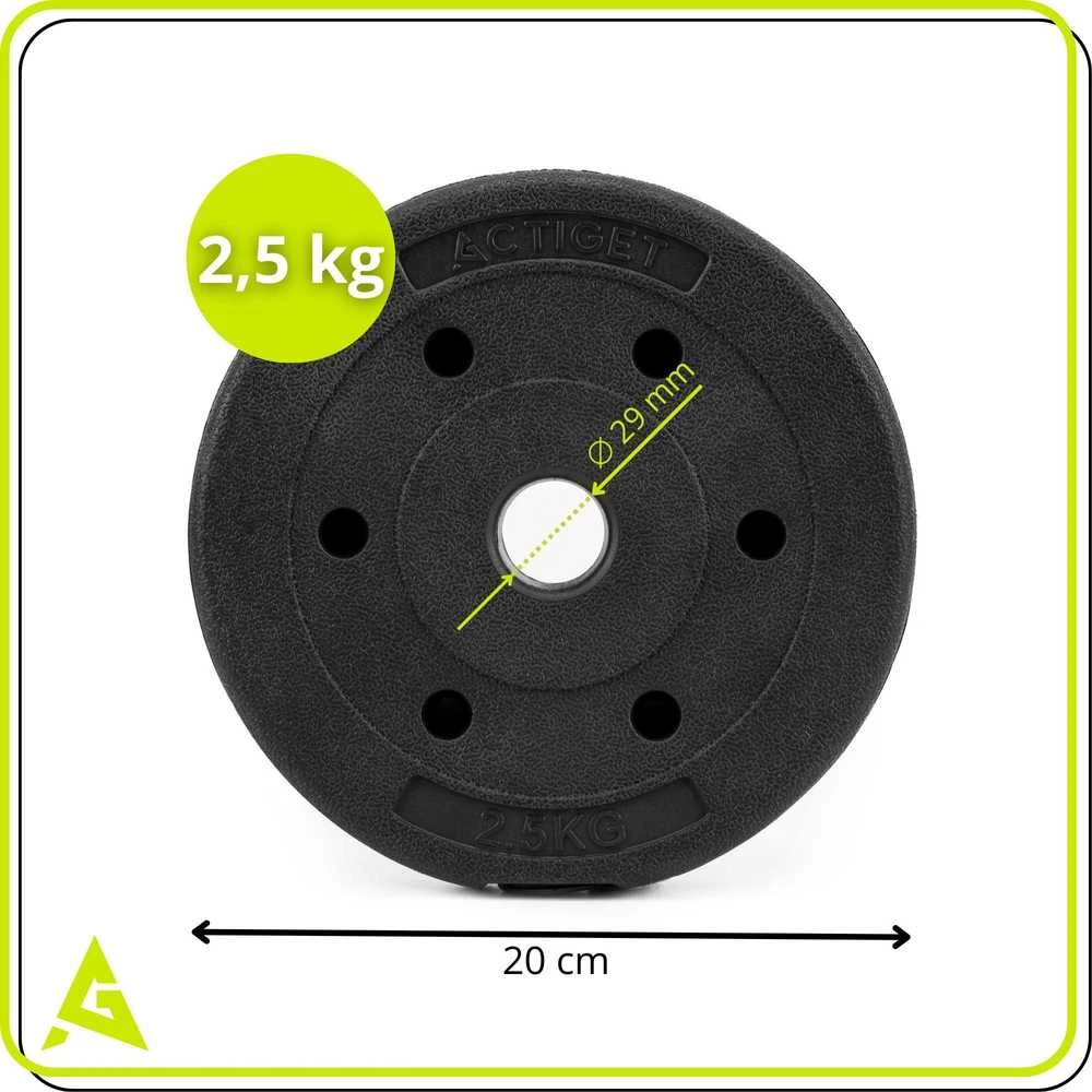 Springos Kompozitinis svorio diskas 2,5kg