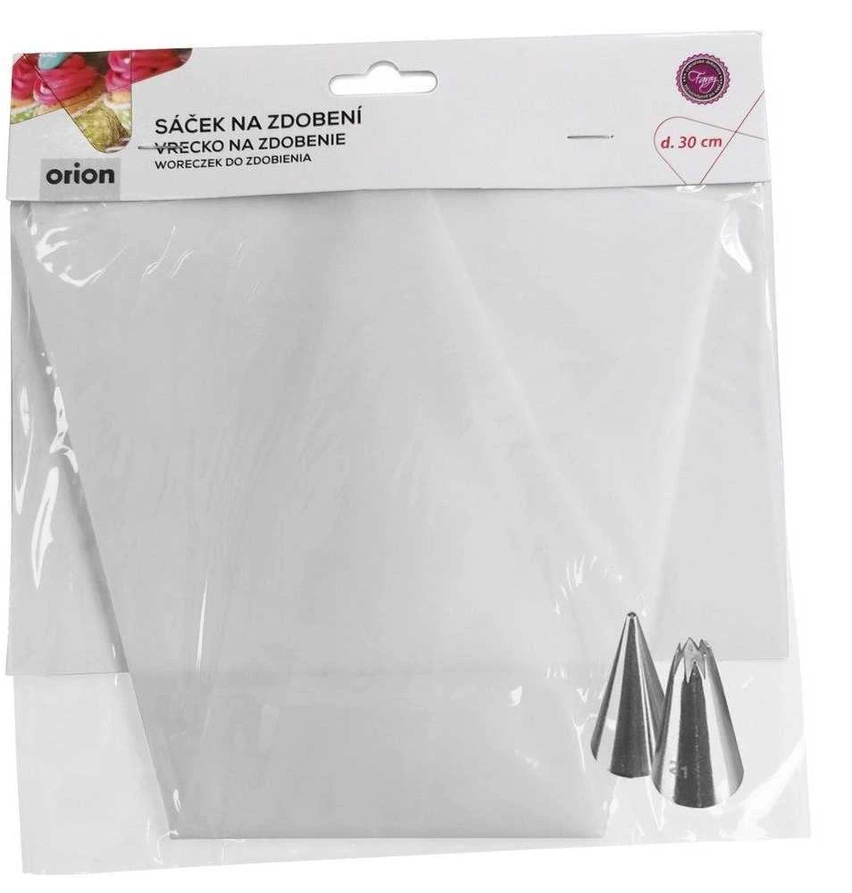 Orion Konditerijos maišelis su silikoniniais antgaliais 30 cm 3 vnt.