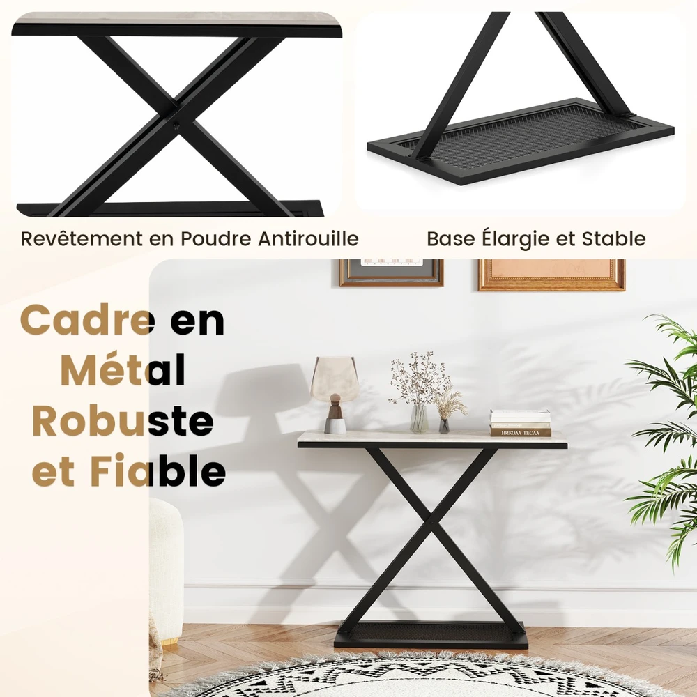 Konsolinis stalas 100 x 40 x 77 cm