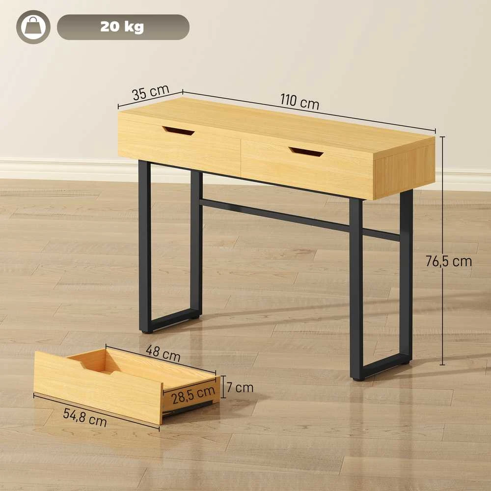 Konsolinis stalas 110 × 35 × 76,5 cm