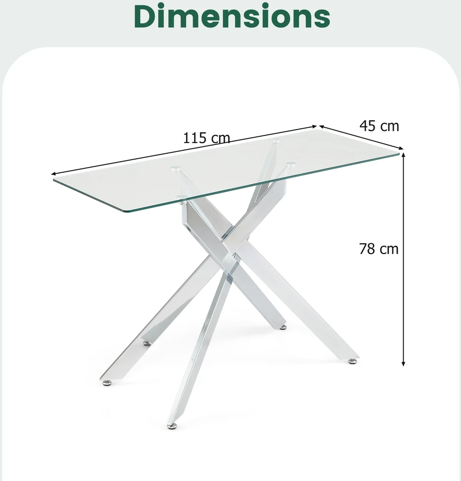 Konsolinis stalas 115 x 45 x 78 cm