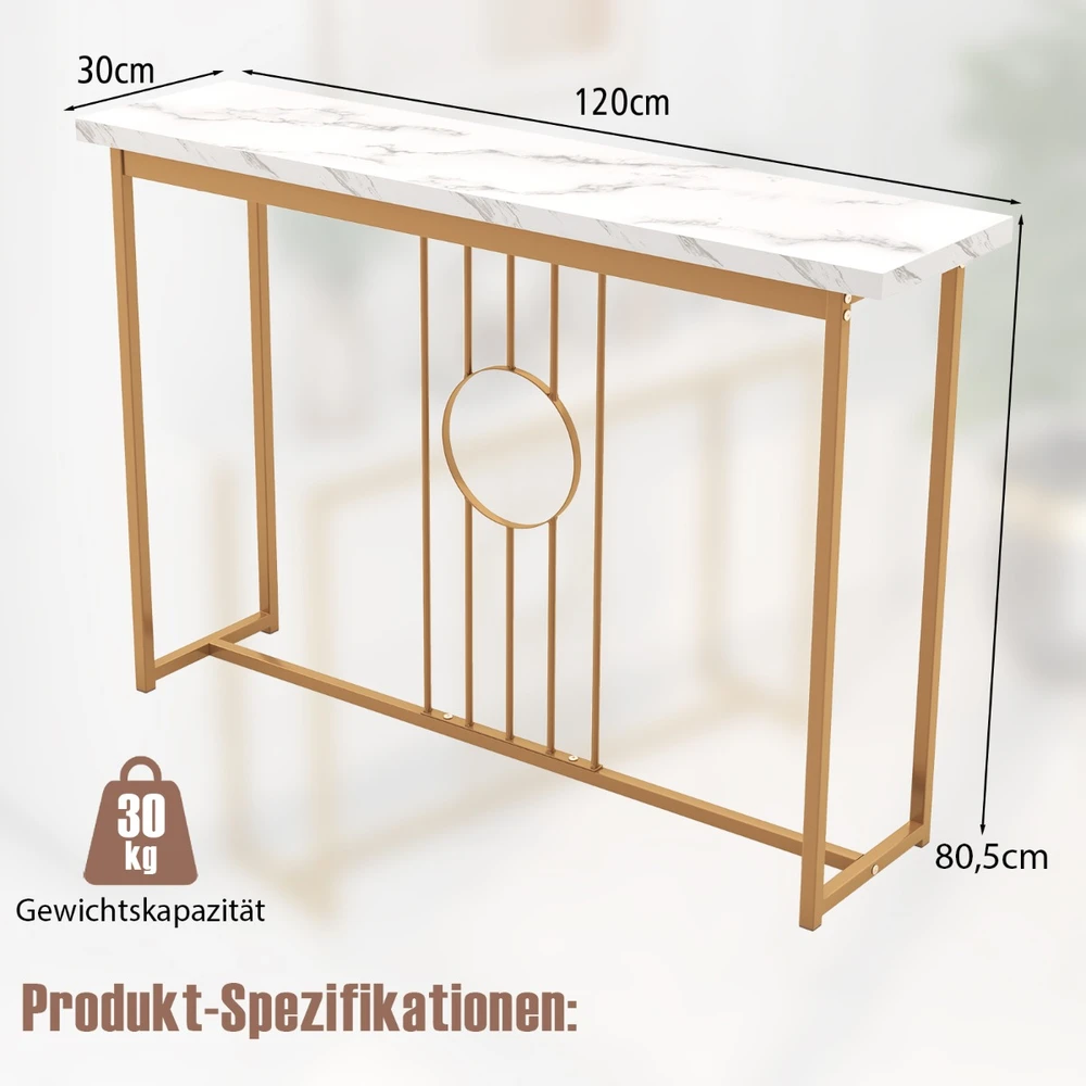 Konsolinis stalas 119.4 x 30.5 x 80 cm