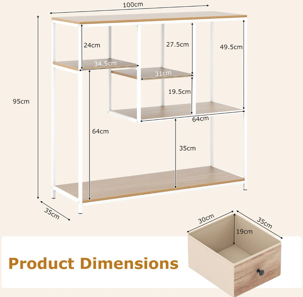Konsolinis stalas 35 x 100 x 95 cm