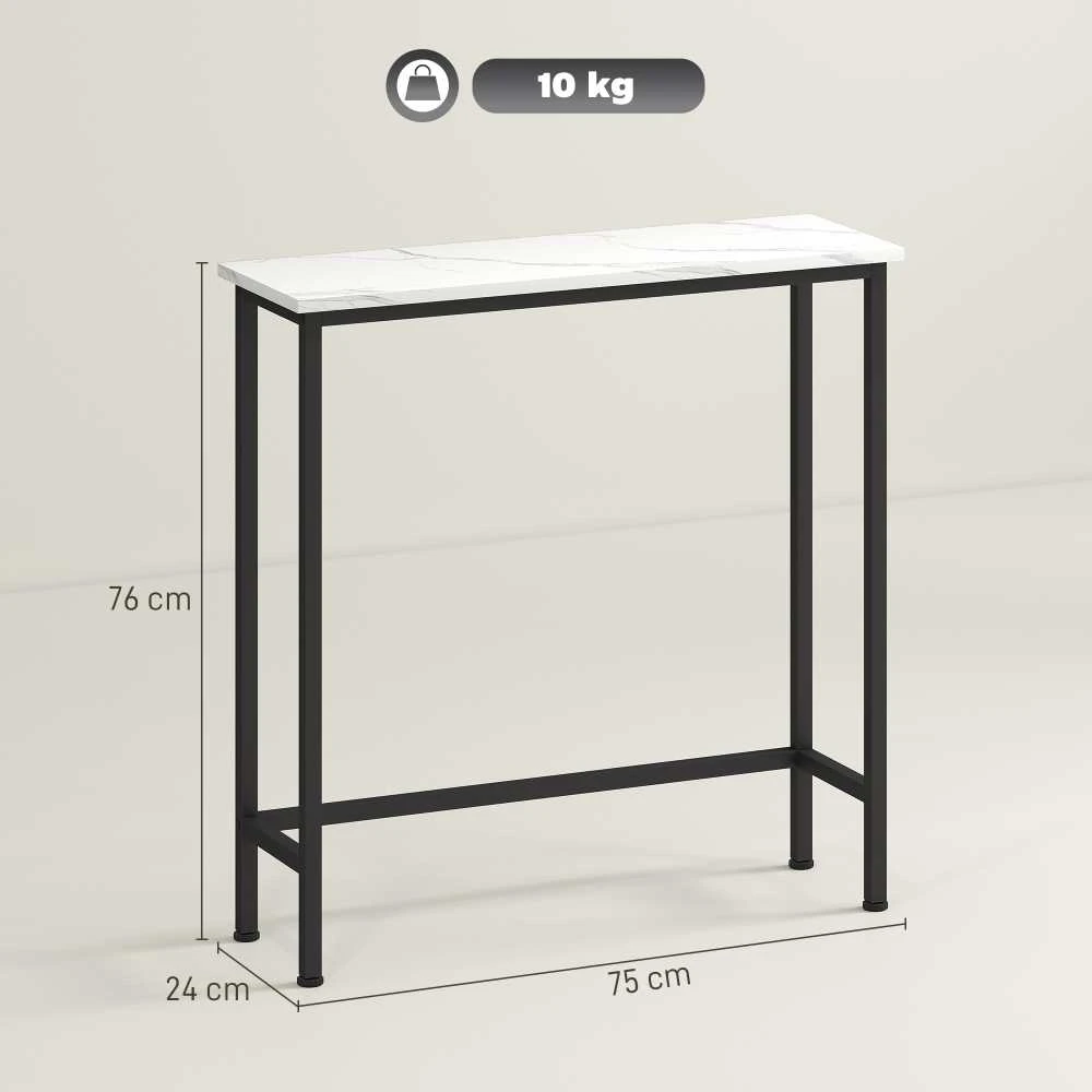Konsolinis stalas 75 x 24 x 76 cm