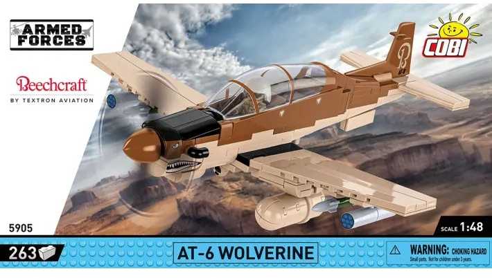 Cobi Konstravimo rinkinys AT-6 Wolverine, 263 dalys