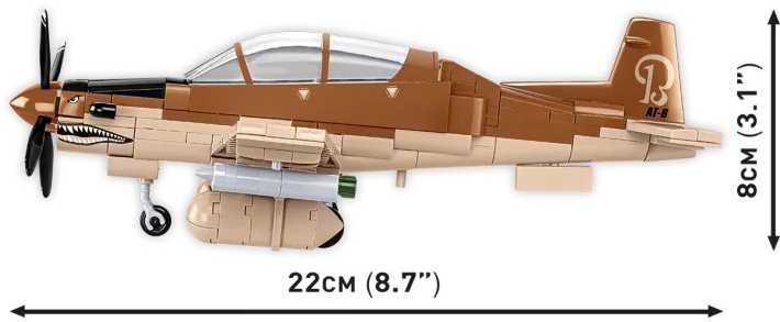 Cobi Konstravimo rinkinys AT-6 Wolverine, 263 dalys