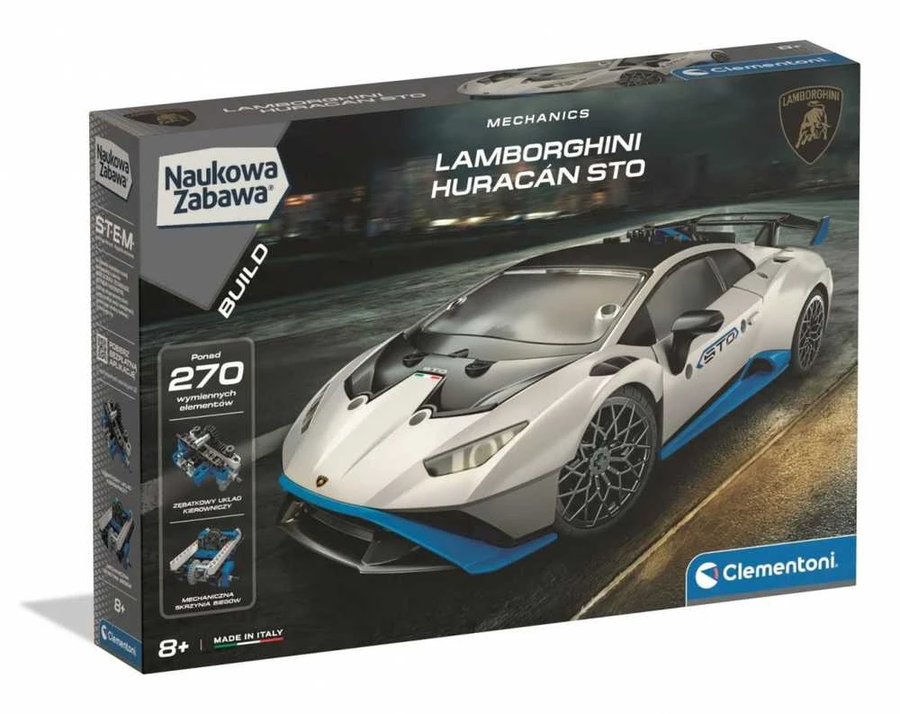 Clementoni Konstravimo rinkinys Lamborghini Huracan modeliui