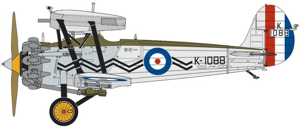 Konstruktorius Airfix - Bristol Bulldog Mk.II, 1/48, A05141