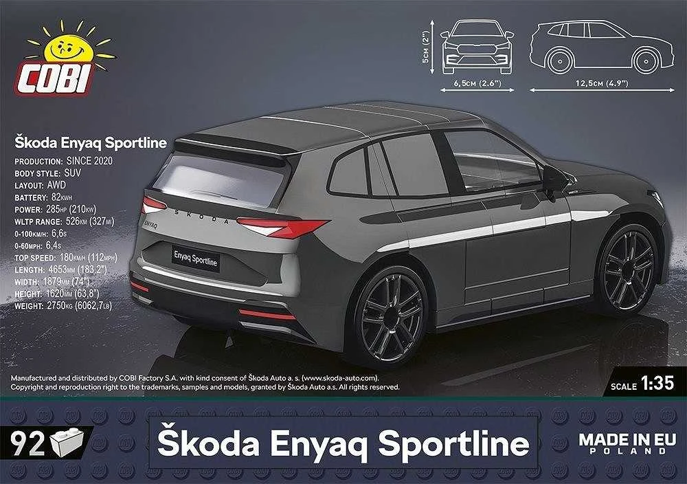 Konstruktorius Cobi Škoda Enyaq Sportline, 1/35, 24576