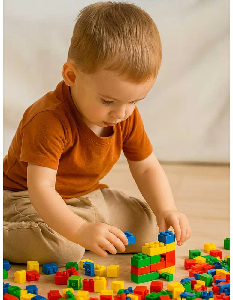 Lean Toys Konstruktorius dėžėje 126 vnt. spalvoti