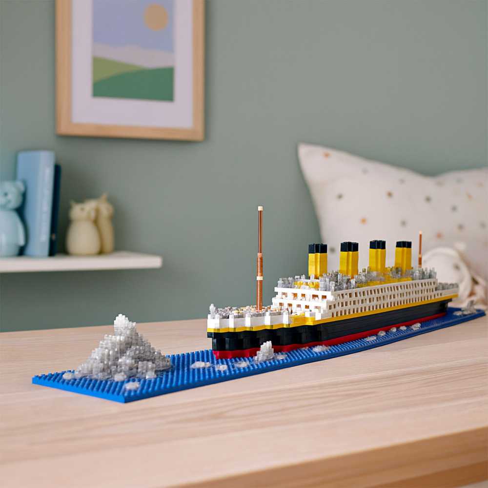 Lean Toys Konstruktorius Laivas Titanic, 1878 detalių
