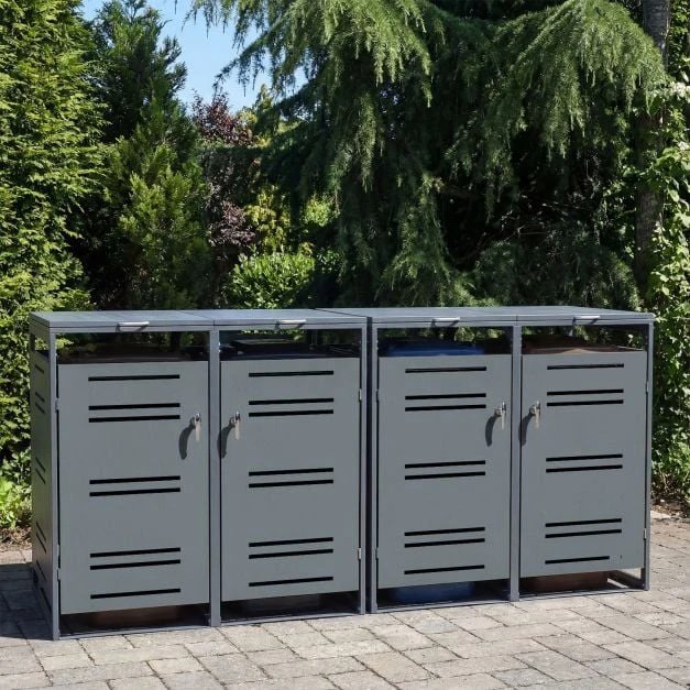 Konteinerio stogelis 132 x 80 x 117 cm