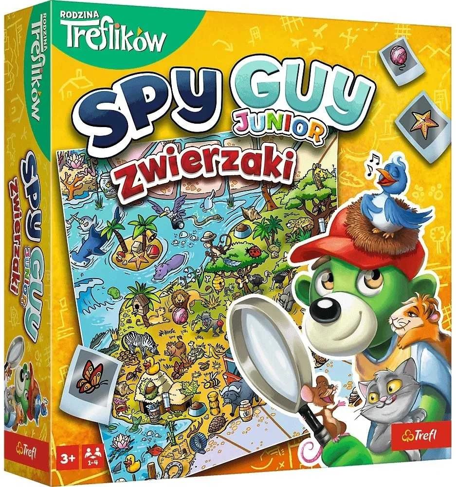 Trefl Kooperacinis stalo žaidimas Spy Guy Junior gyvūnai