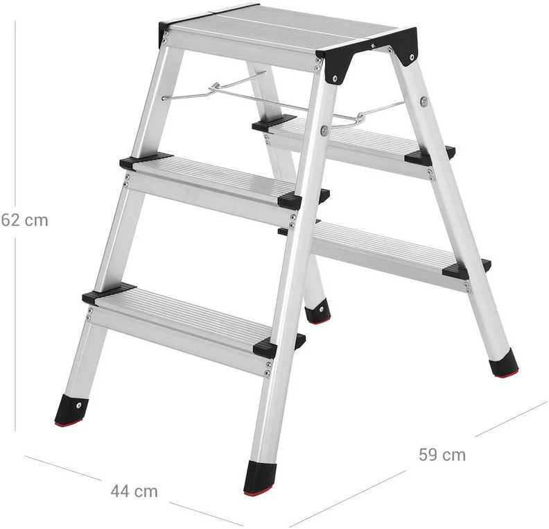 Songmics Kopėčios 3 pakopos