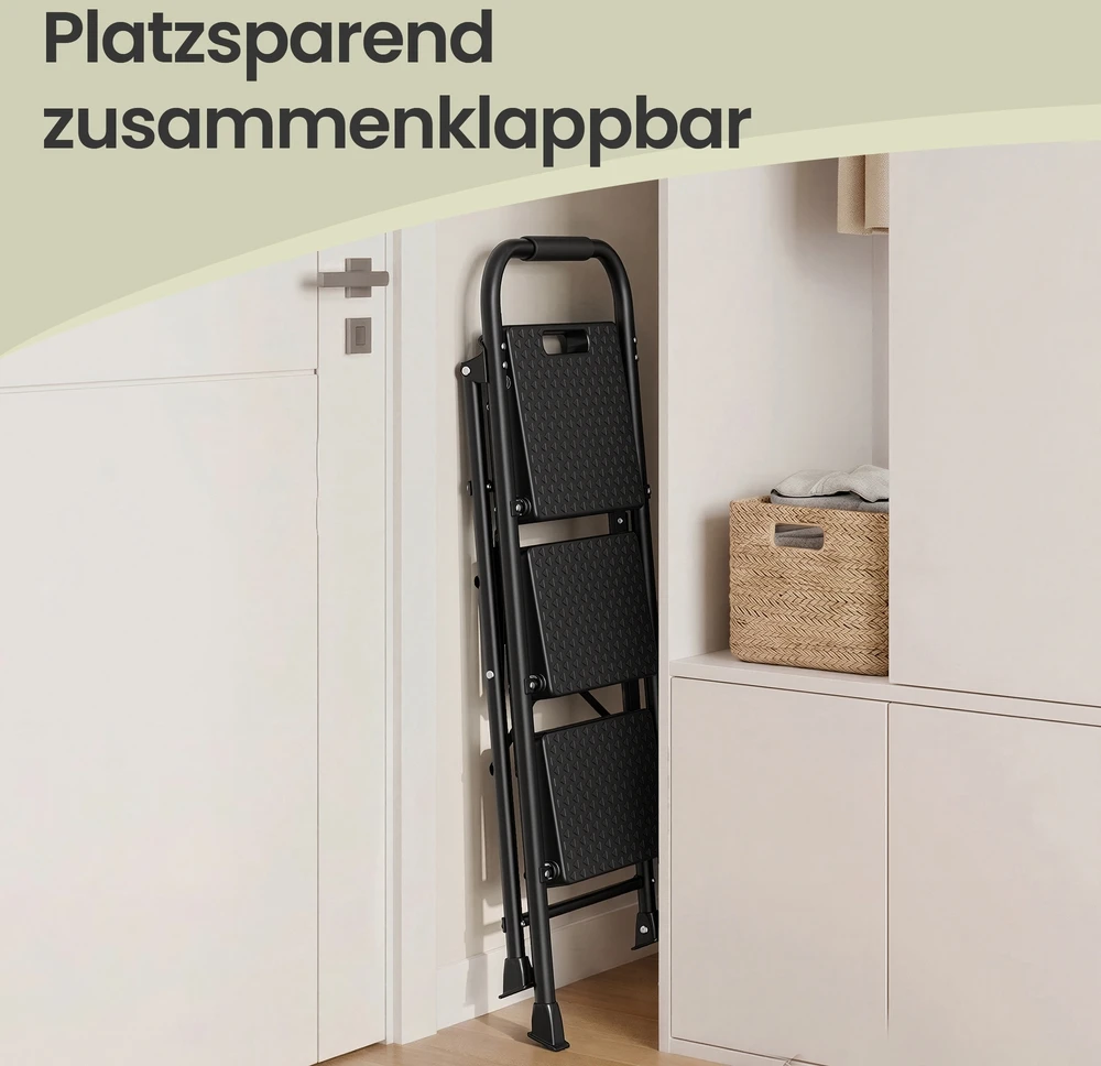 Songmics Kopėčios juoda