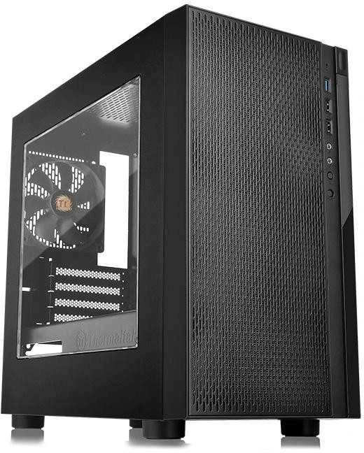 Housing Thermaltake Versa H18 Window CA-1J4-00S1WN-00 (Mini ITX, juodos spalvos)