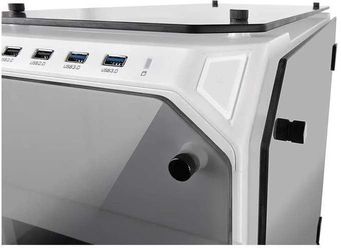 Thermaltake View 71 Riing grūdintas stiklas, sniegas