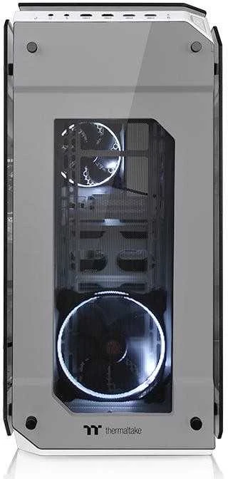 Thermaltake View 71 Riing grūdintas stiklas, sniegas