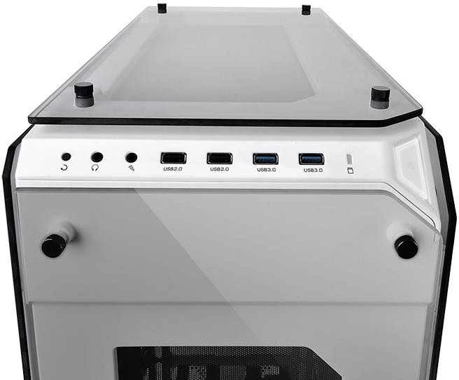 Thermaltake View 71 Riing grūdintas stiklas, sniegas