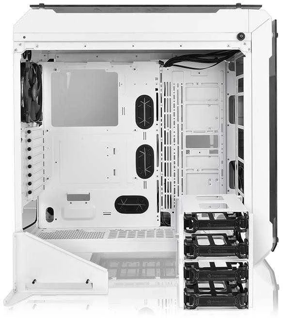 Thermaltake View 71 Riing grūdintas stiklas, sniegas