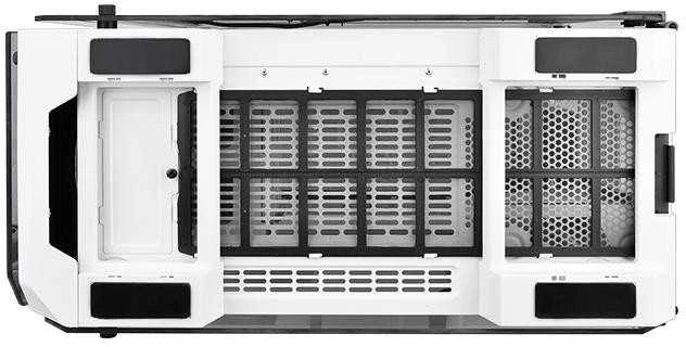 Thermaltake View 71 Riing grūdintas stiklas, sniegas