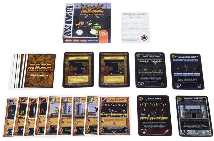 Kortų žaidimas Trefl Joker Line: Boss Monster Hero's Essentials