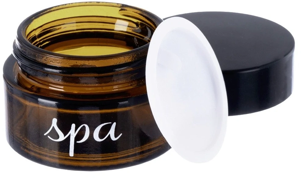 Kosmetikos indelis iš rudo stiklo, 20 ml