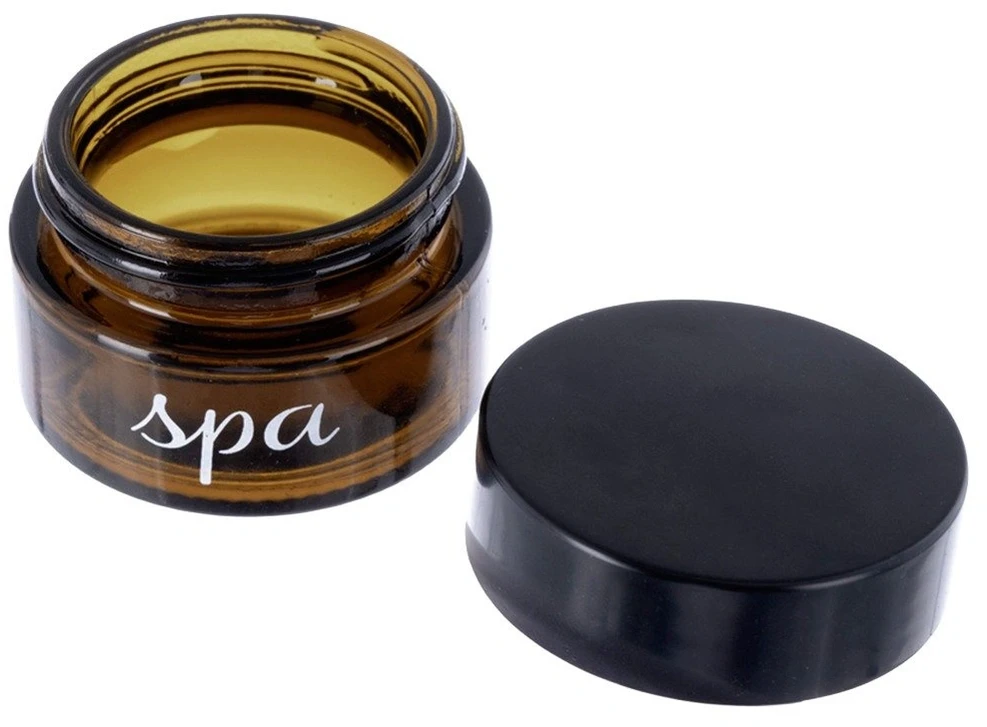 Kosmetikos indelis iš rudo stiklo, 20 ml