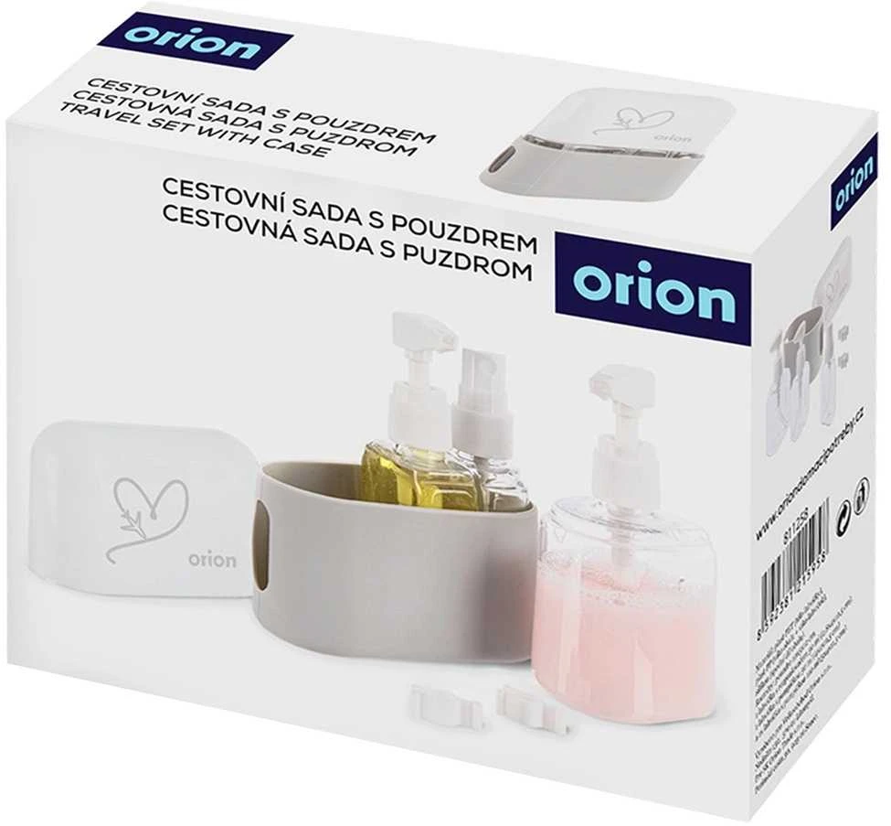 Svarstyklės Inter Vion Orion Kelioniniai Buteliukai Kosmetikai 4 dalių Rinkinys - 50ml ir 100ml
