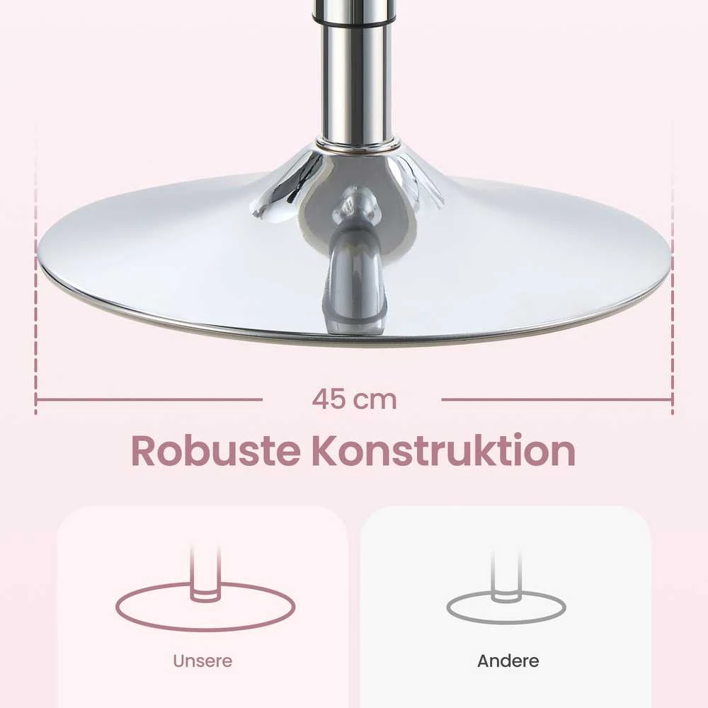 Songmics Kosmetinė kėdė su atlošu