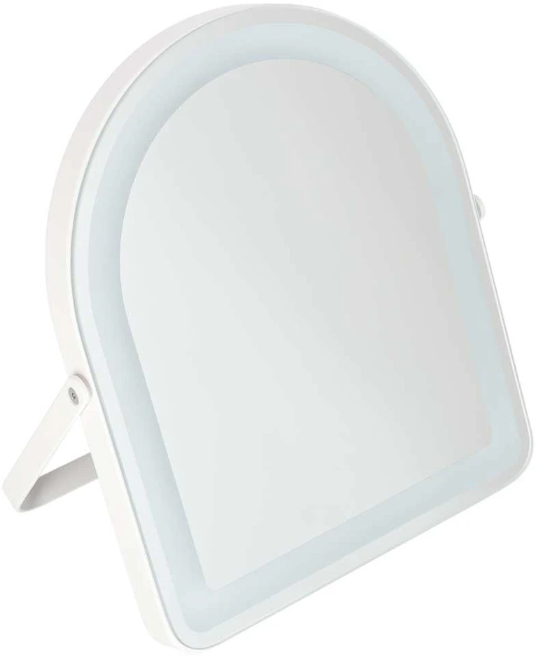 Kosmetinis LED veidrodis su jutikliniu valdymu, baltas, 31 x 26,5 cm