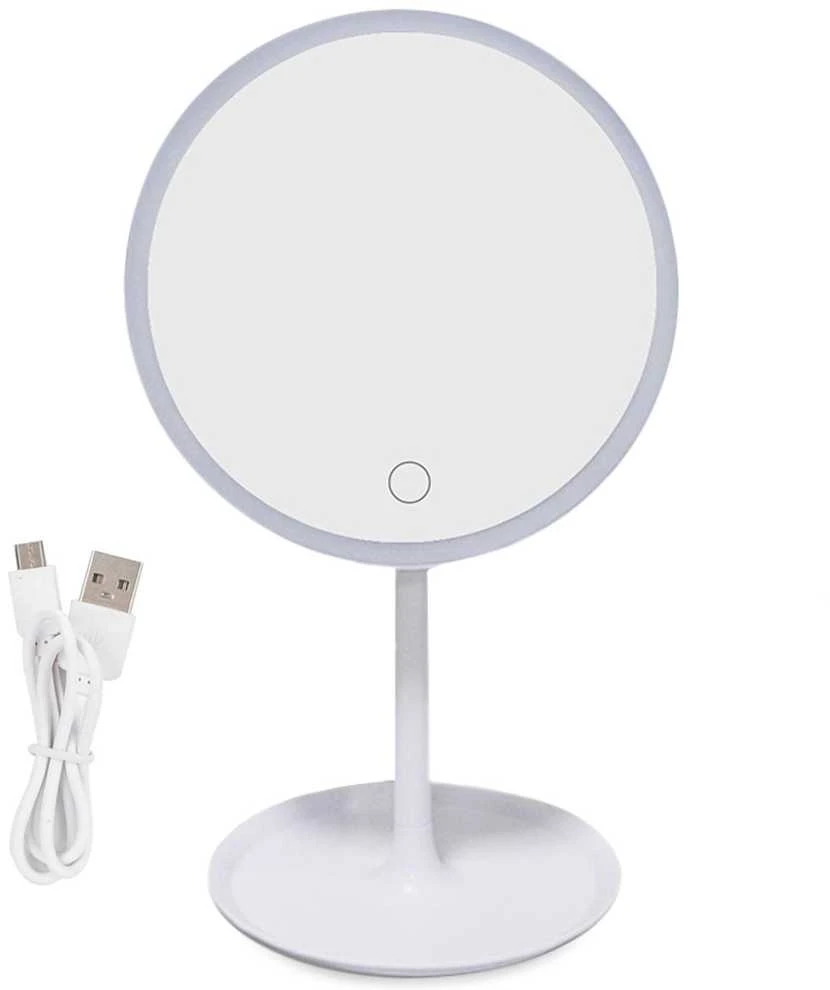 Kosmetinis veidrodis su LED apšvietimu, 18 cm