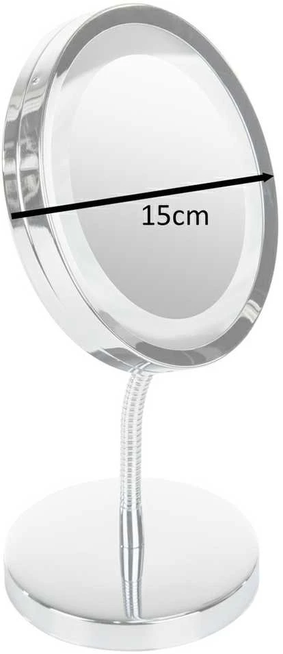 Adler | Veidrodis | AD 2159 | 15 cm | LED veidrodis | Chrome
