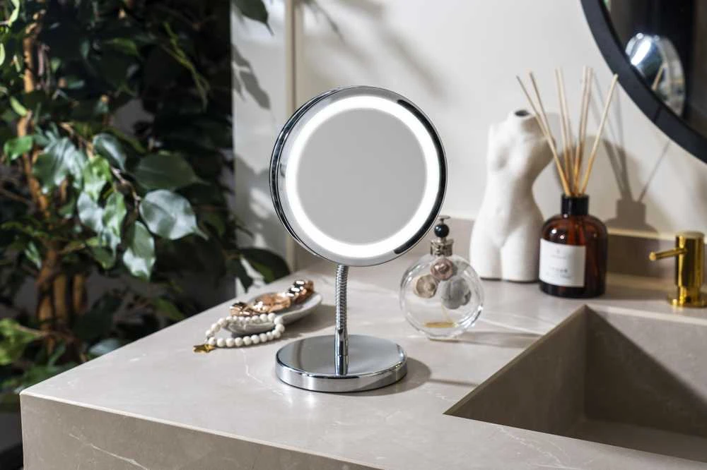 Adler | Veidrodis | AD 2159 | 15 cm | LED veidrodis | Chrome
