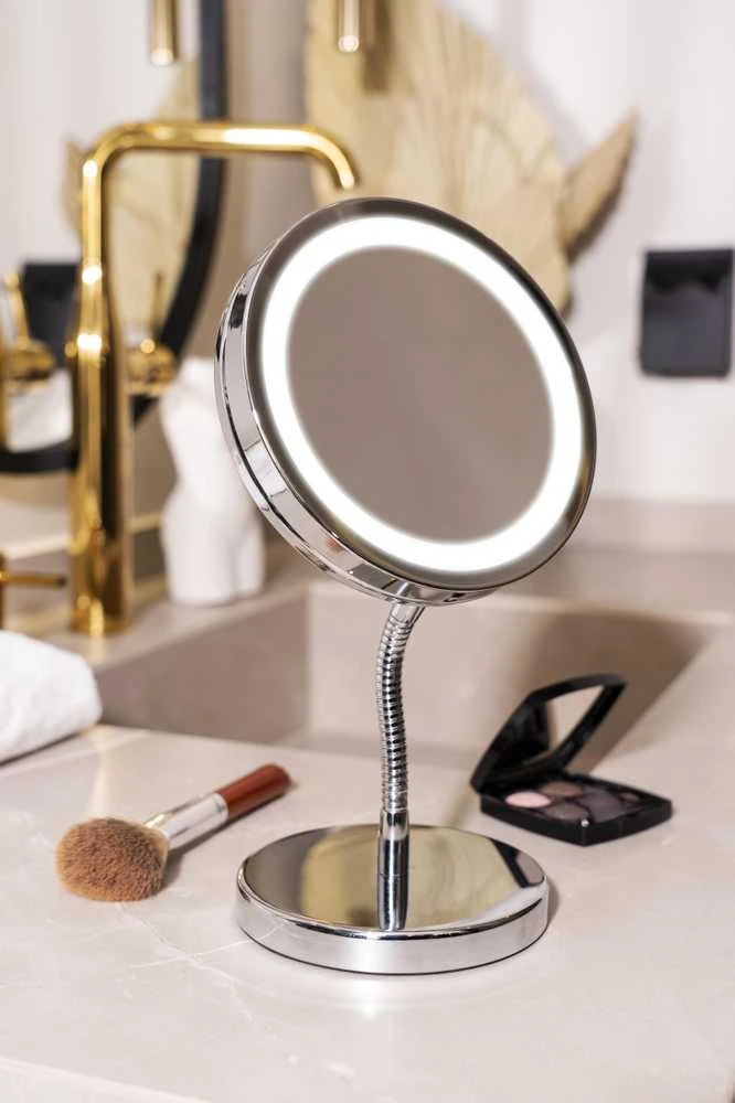 Adler | Veidrodis | AD 2159 | 15 cm | LED veidrodis | Chrome