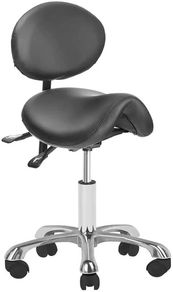 Activeshop Kosmetologinė meistro kėdutė COSMETIC STOOL GIOVANNI Juodas