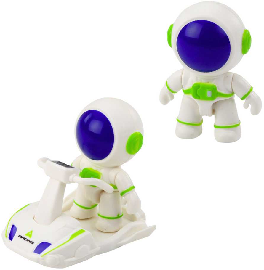 Lean Toys Kosminis laivas su astronautų figūrėlėmis ir šviesos bei garso efektais