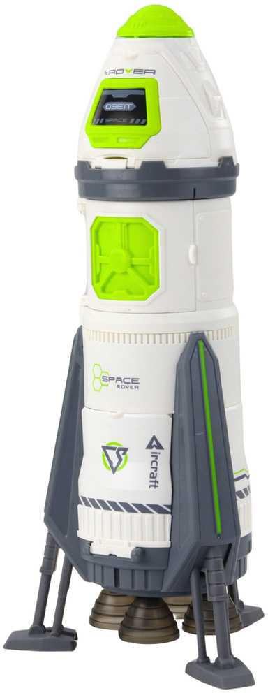 Lean Toys Kosminis laivas su astronautų figūrėlėmis ir šviesos bei garso efektais
