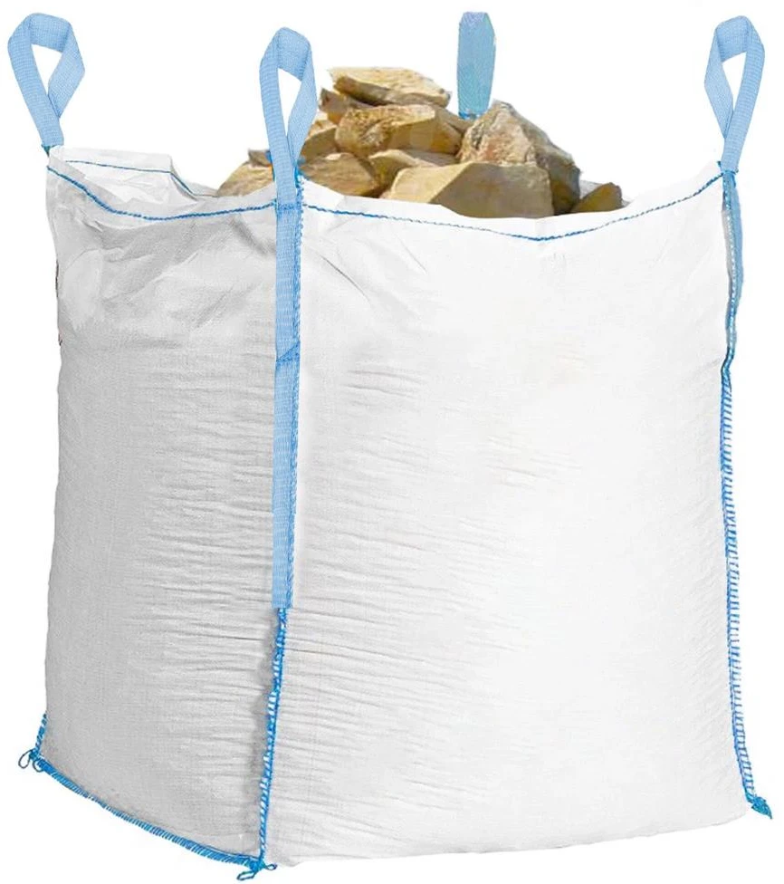 Springos Krepšys birioms medžiagoms 900 l, keliamoji galia 1000 kg, baltas su mėlynais elementais, 92 × 92 × 100 cm