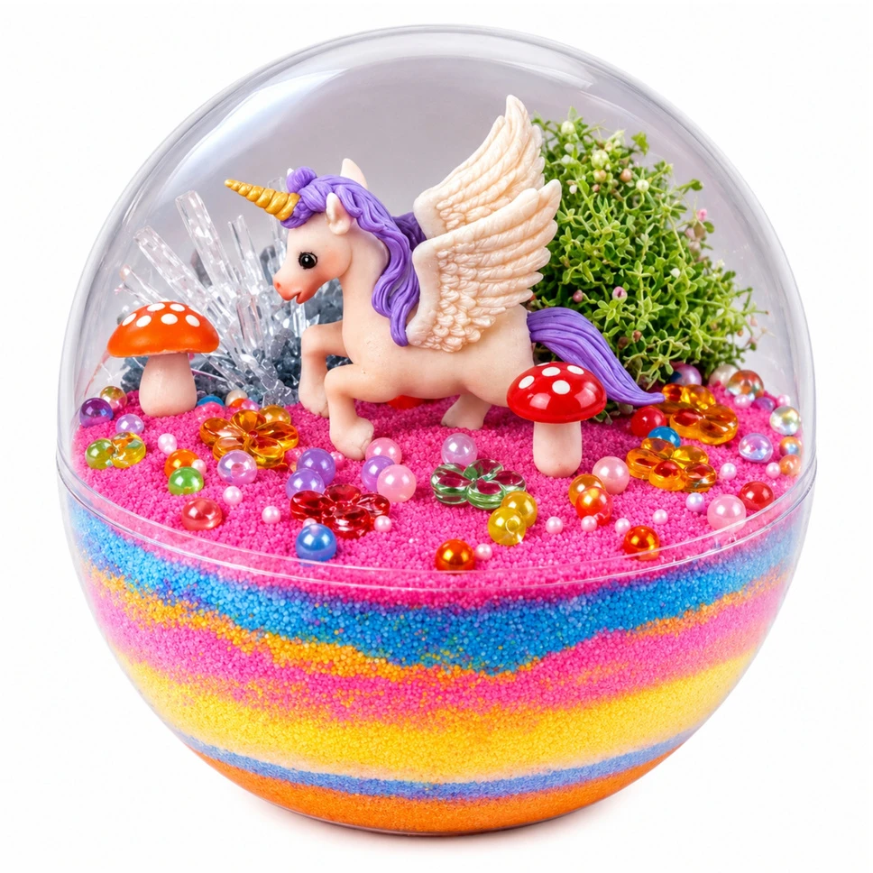 Lean Toys Kristalų auginimo rinkinys su terariumu ir apšvietimu
