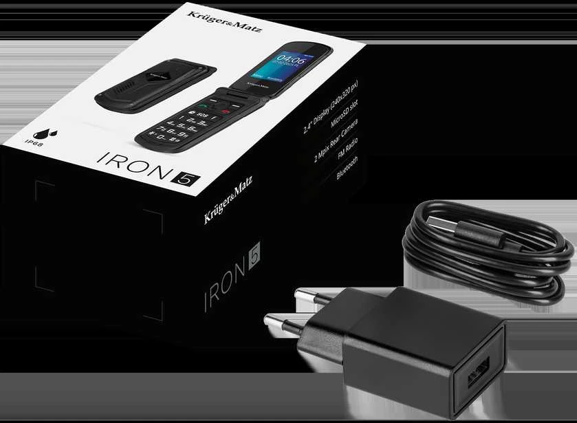Kruger & Matz IRON 5 Flip 4G telefonas