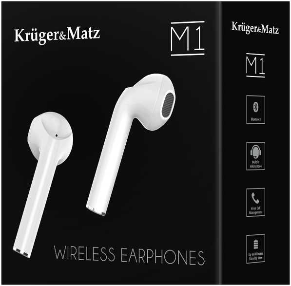 Kruger & Matz TWS M1 belaidės ausinės