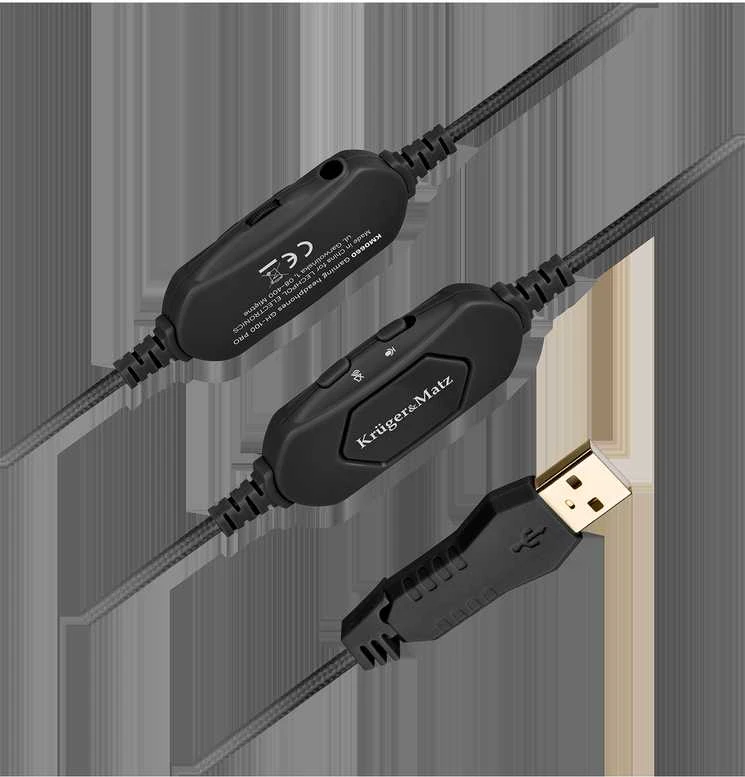 Kruger & Matz Warrior GH-100 PRO žaidimų ausinės