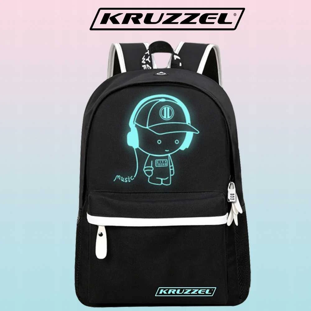 Kruzzel Kuprinė su atšvaitais ir USB