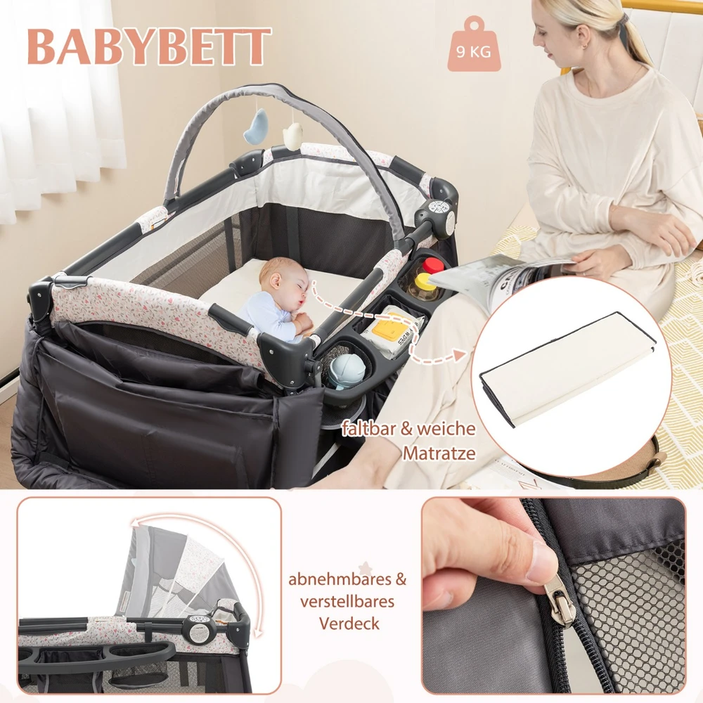Kūdikio lovelis 4-in-1