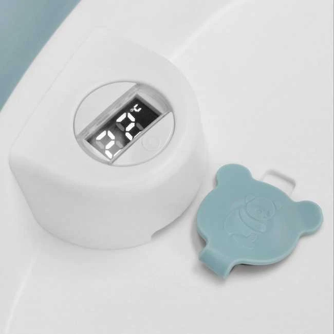 Kūdikio vonelė Springos SB0063, sulankstoma, su termometru ir pagalve, 35 L