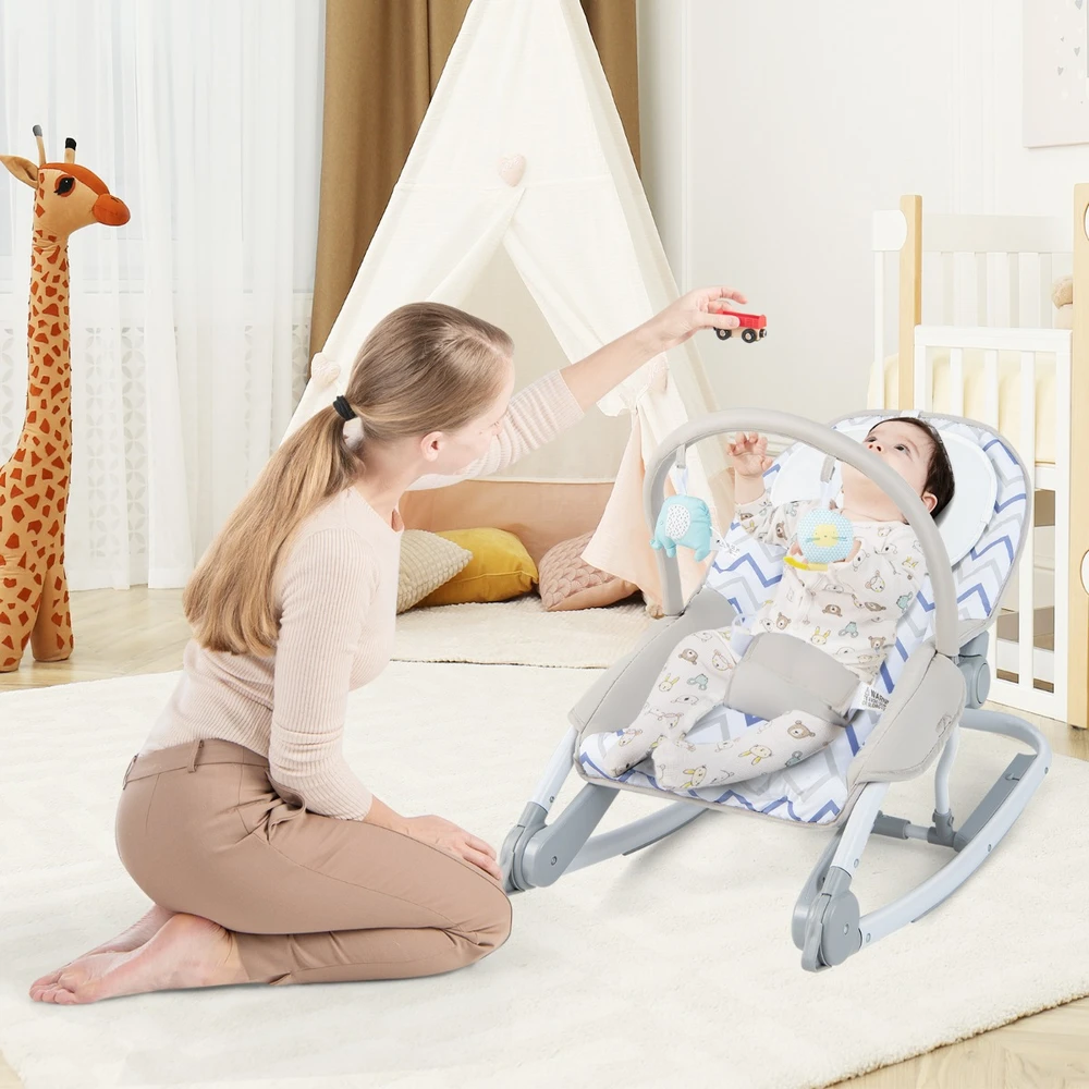 Kūdikių supynės pilkos