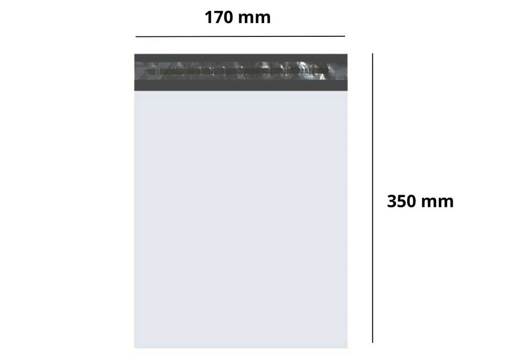 Lean Kurjeriniai Vokai, 100 vnt., 170x350 mm